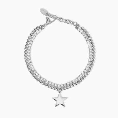 2 Jewels - Bracciale Tennis Acciaio 316L - Cristalli - Donna