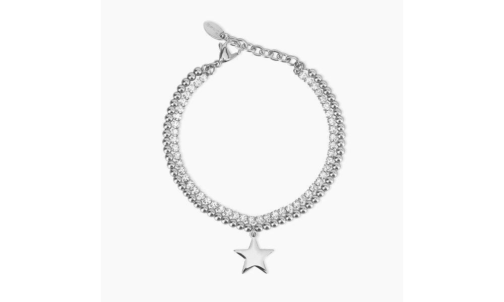 2 Jewels - Bracciale Tennis Acciaio 316L - Cristalli - Donna