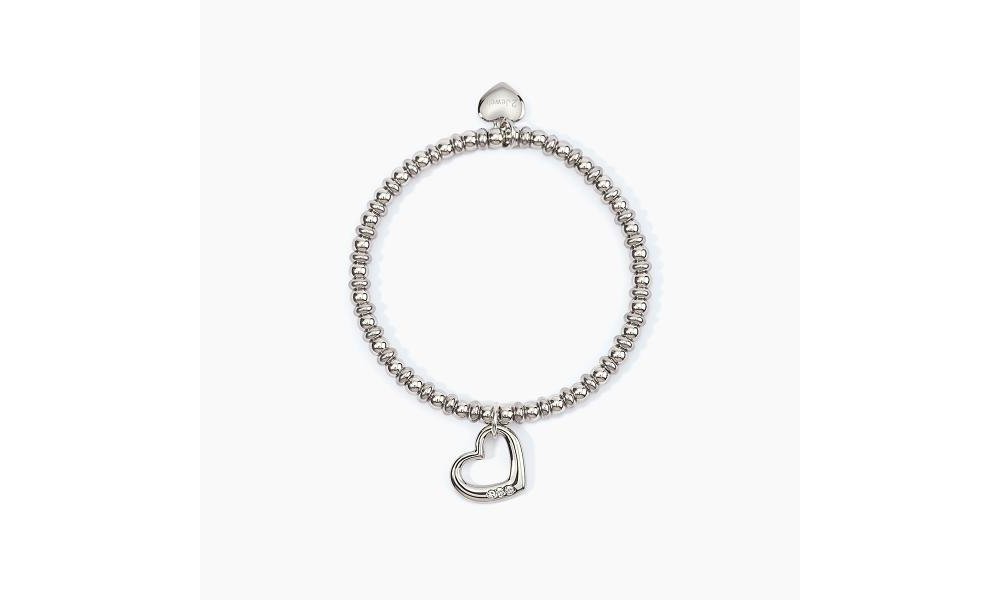 2 Jewels - Bracciale Acciaio 316L - Cristalli - Donna
