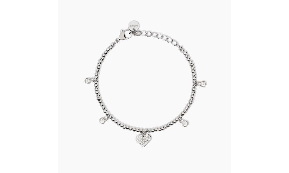 2 Jewels - Bracciale Acciaio 316L - Cristalli - Donna