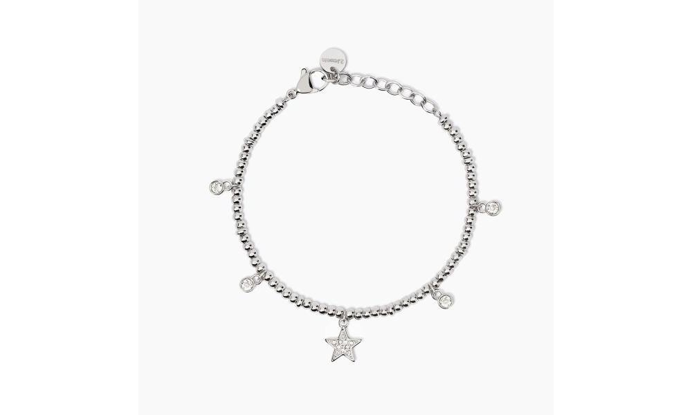2 Jewels - Bracciale Acciaio 316L - Cristalli - Donna