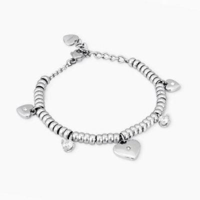 2 Jewels - Bracciale Acciaio 316L - Cristalli Cz - Donna