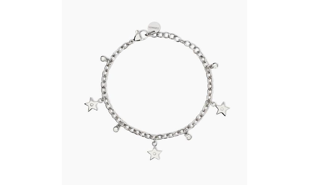 2 Jewels - Bracciale Acciaio 316L - Cristalli - Donna