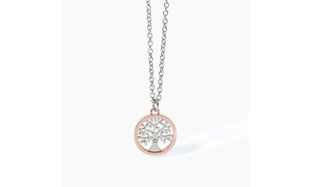2 Jewels - Girocollo Acciaio 316L - Pvd Rosé - Cristalli
