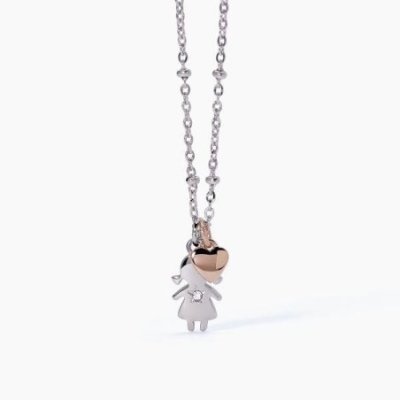 2 Jewels - Girocollo Acciaio 316L - Pvd Rosé - Cristalli