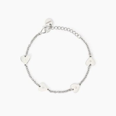 2 Jewels - Bracciale In Acciaio 316L - Cristalli - Donna