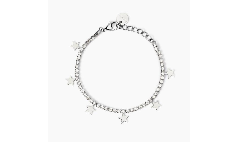 2 Jewels - Bracciale Tennis Acciaio 316L - Cristalli - Donna