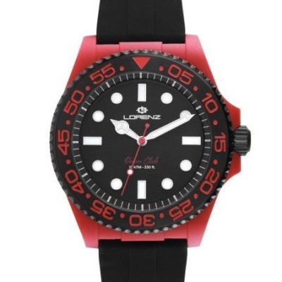 Lorenz - Ocean Club Red Coral - Cassa Tr90 - Cinturino Silicone