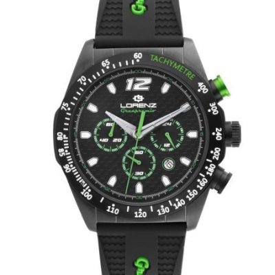 Lorenz - Granpremio 42Mm - Acciaio Gun Metal - Cronografo