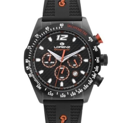 Lorenz - Granpremio 42Mm - Acciaio Gun Metal - Cronografo