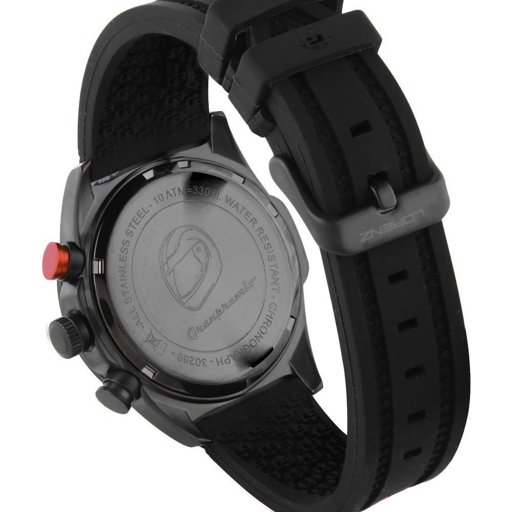 Lorenz - Granpremio 42Mm - Acciaio Gun Metal - Cronografo