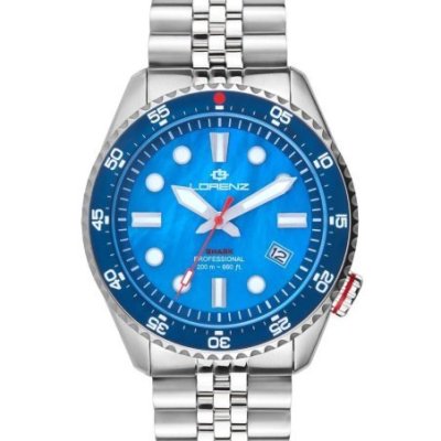Lorenz - Shark 5 Madreperla Blu - Automatico - Acciaio Inossidabile