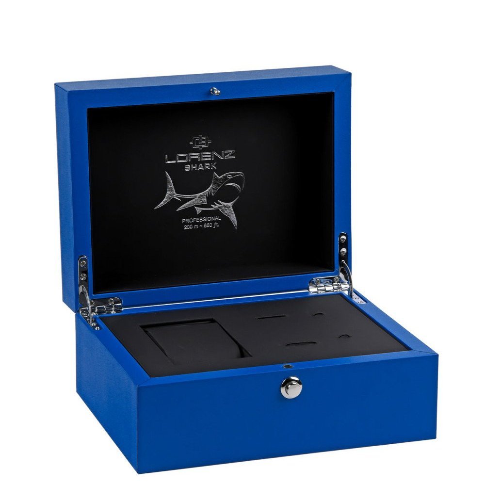Lorenz - Shark 5 Madreperla Blu - Automatico - Acciaio Inossidabile