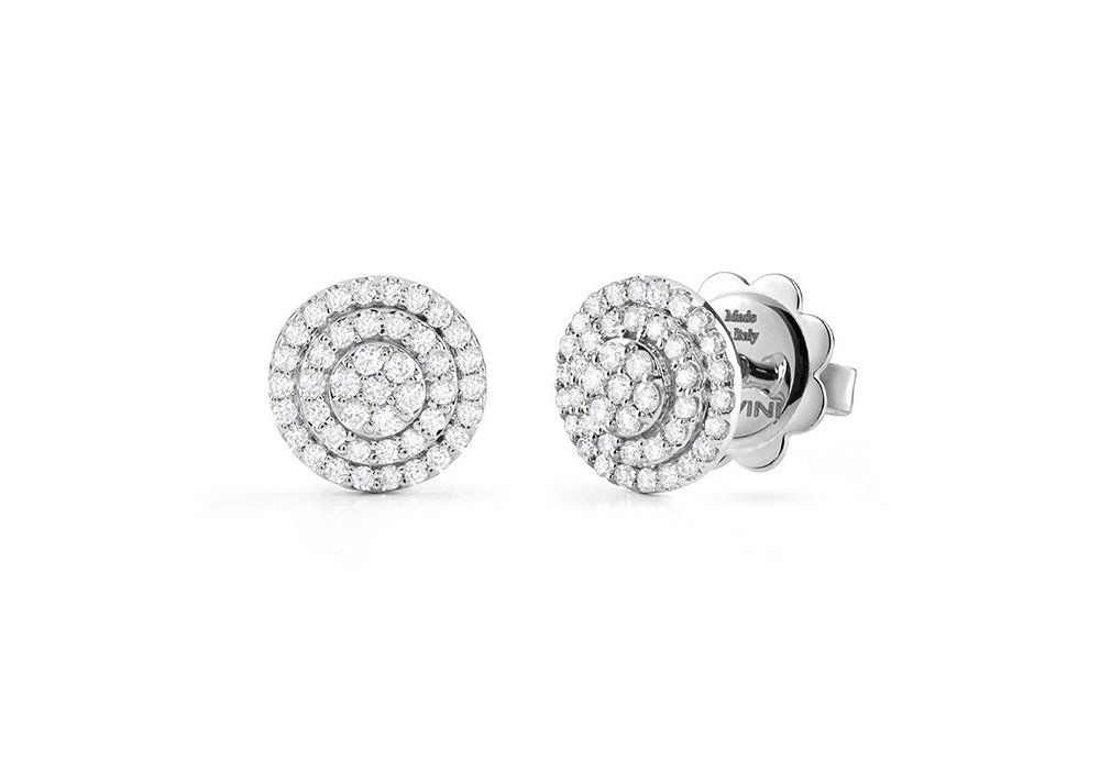Salvini - Orecchini Oro Bianco - Diamante Rotondo - 0.3 Ct