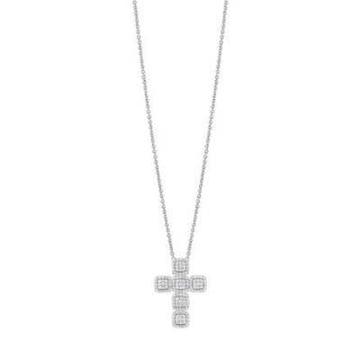 Salvini - Collierino Oro Bianco - Diamante Rotondo - 0.55 Ct