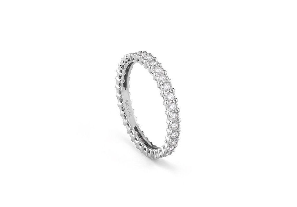 Salvini - Veretta Aria - Oro Bianco - Diamante Rotondo