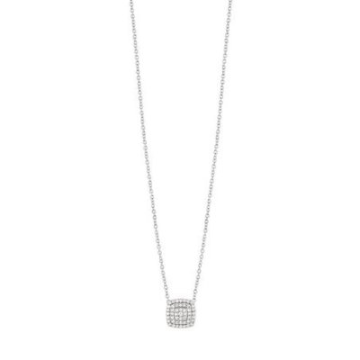 Salvini - Collierino Oro Bianco - Diamante Rotondo - 0.17Ct
