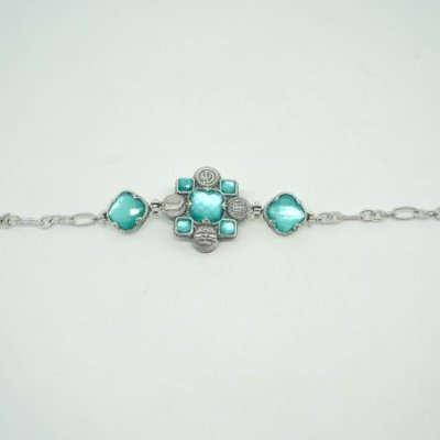 Gerardo Sacco - Bracciale Argento 925 - Pietre Sfaccettate