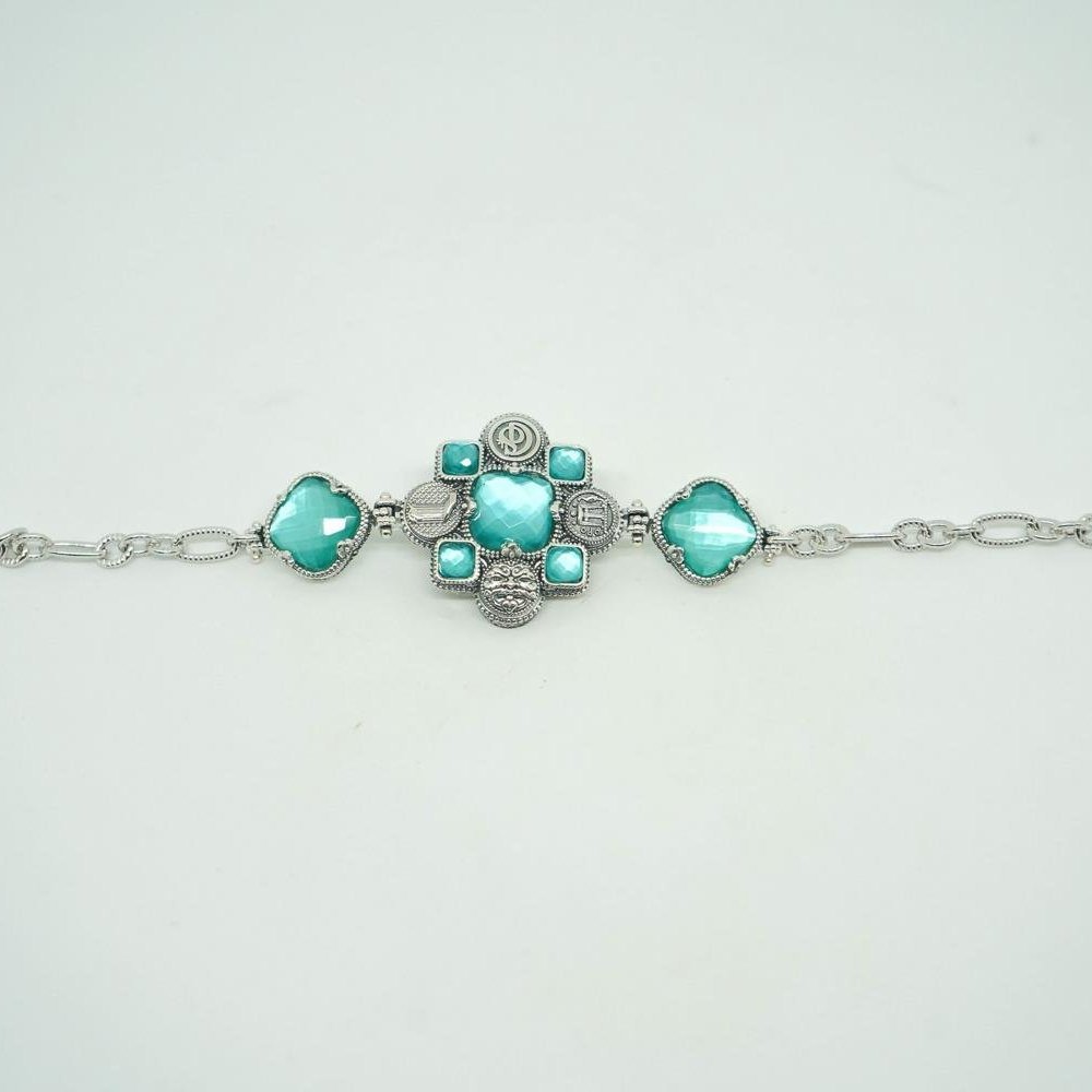 Gerardo Sacco - Bracciale Argento 925 - Pietre Sfaccettate