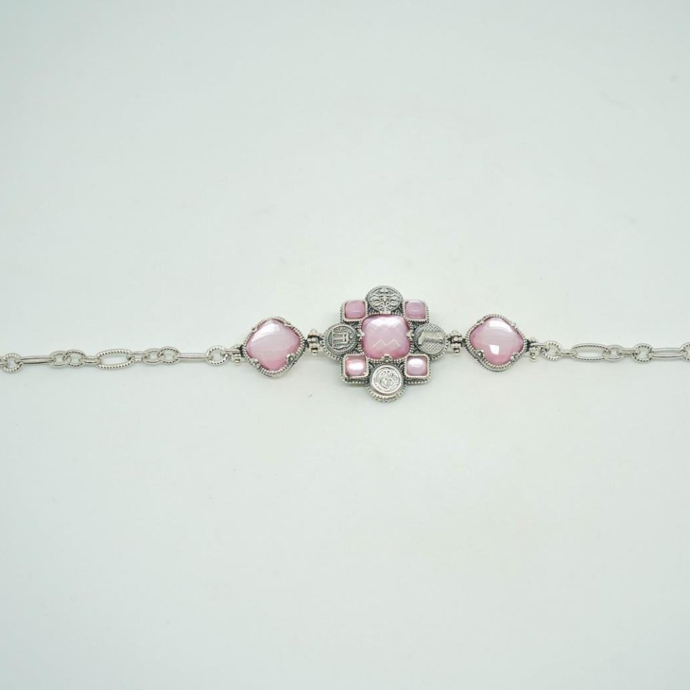 Gerardo Sacco - Bracciale Argento 925 - Pietre Sfaccettate