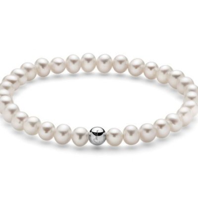Miluna - Bracciale Oriente - Perle Vere - Argento 925