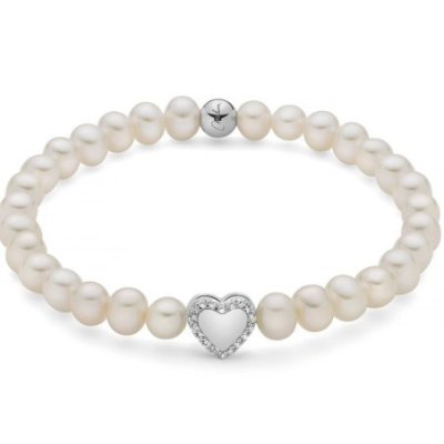 Miluna - Bracciale Oriente - Perle Vere - Argento 925