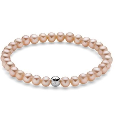 Miluna - Bracciale Perle Oriente - Argento 925 - Dettaglio Pesca