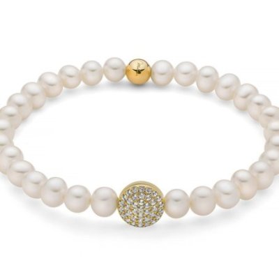 Miluna - Bracciale Oriente - Perle Vere - Topazi Naturali