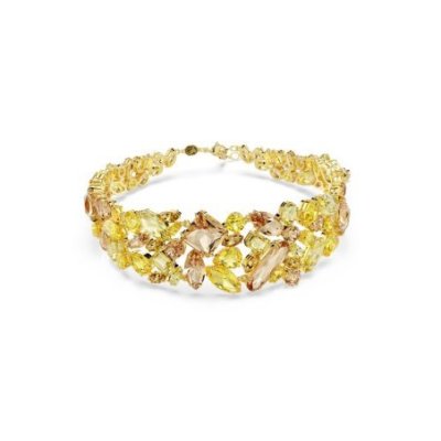 Swarovski - Girocollo Gema - Cristalli Gialli - Placcato Oro