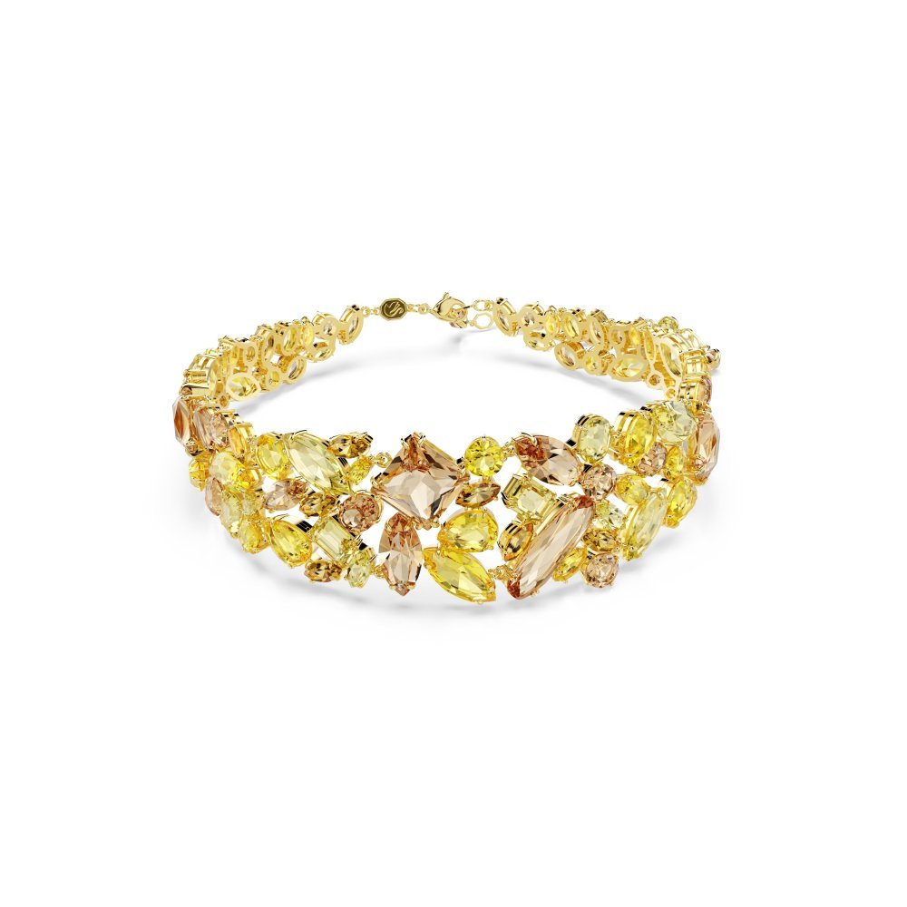 Swarovski - Girocollo Gema - Cristalli Gialli - Placcato Oro