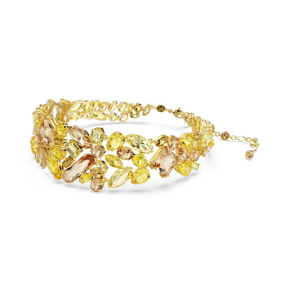 Swarovski - Girocollo Gema - Cristalli Gialli - Placcato Oro