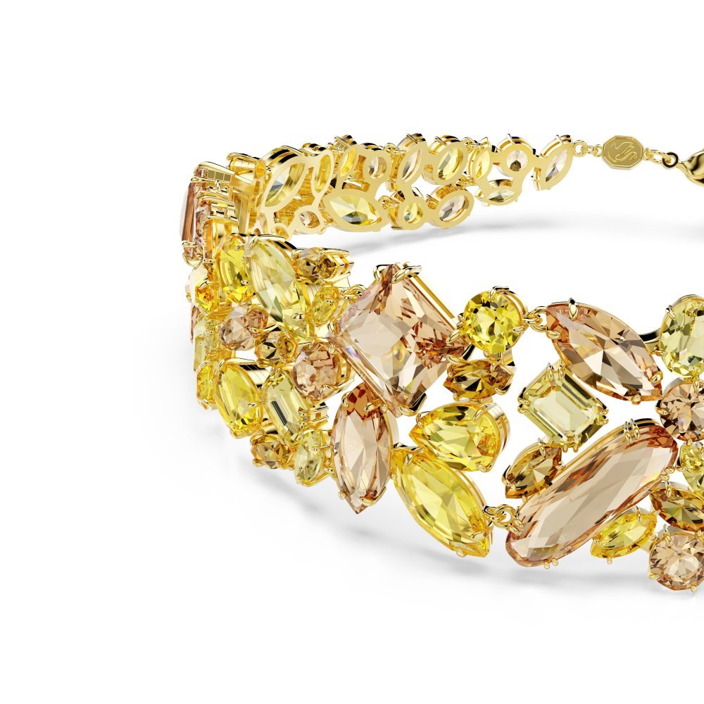 Swarovski - Girocollo Gema - Cristalli Gialli - Placcato Oro