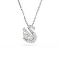 Swarovski - Pendente Swan - Zirconia - Placcatura Rodio