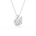 Swarovski - Pendente Swan - Zirconia - Placcatura Rodio