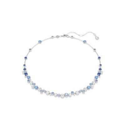 Swarovski - Collana Constella - Cristalli Blu - Placcatura Rodio