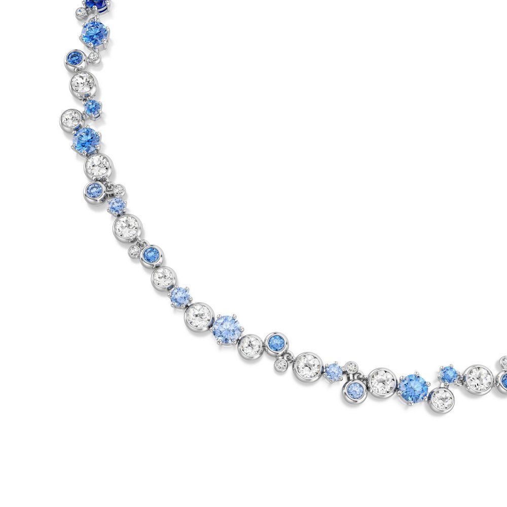 Swarovski - Collana Constella - Cristalli Blu - Placcatura Rodio