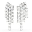 Swarovski - Orecchini Millenia - Cristalli Bianchi - Placcato Rodio
