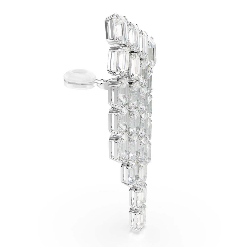 Swarovski - Orecchini Millenia - Cristalli Bianchi - Placcato Rodio