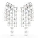 Swarovski - Orecchini Millenia - Cristalli Bianchi - Placcato Rodio