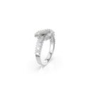 Swarovski - Anello Matrix - Nodo - Zirconia Bianca