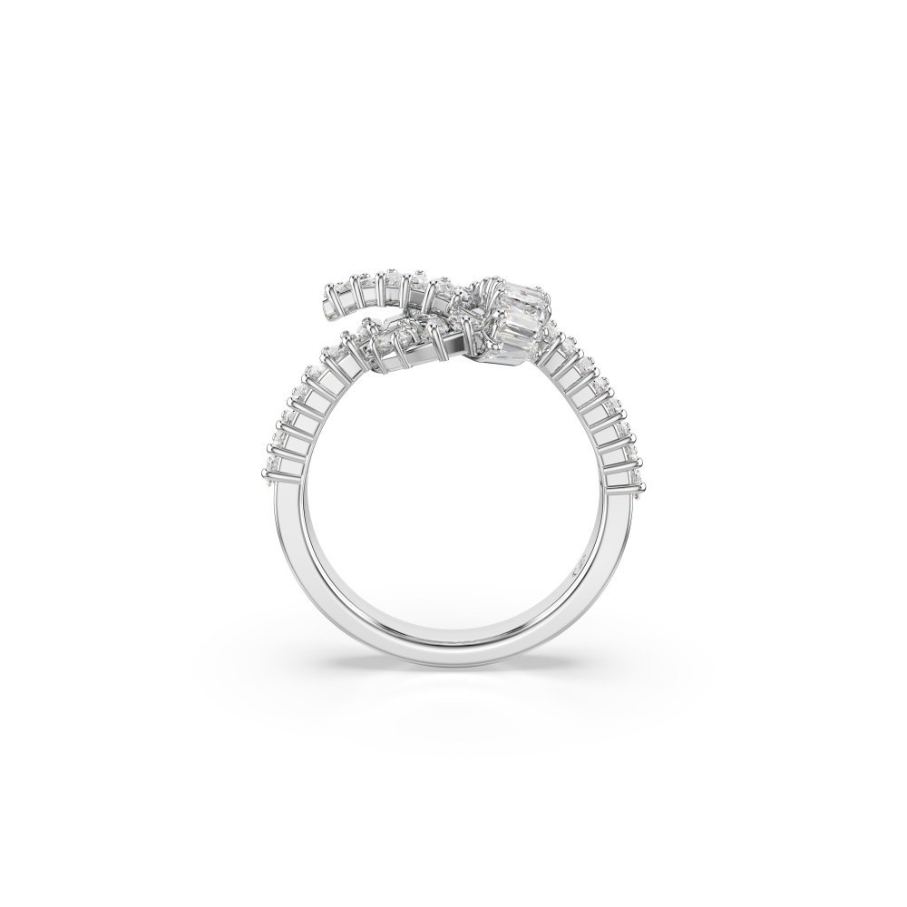 Swarovski - Anello Matrix - Nodo - Zirconia Bianca