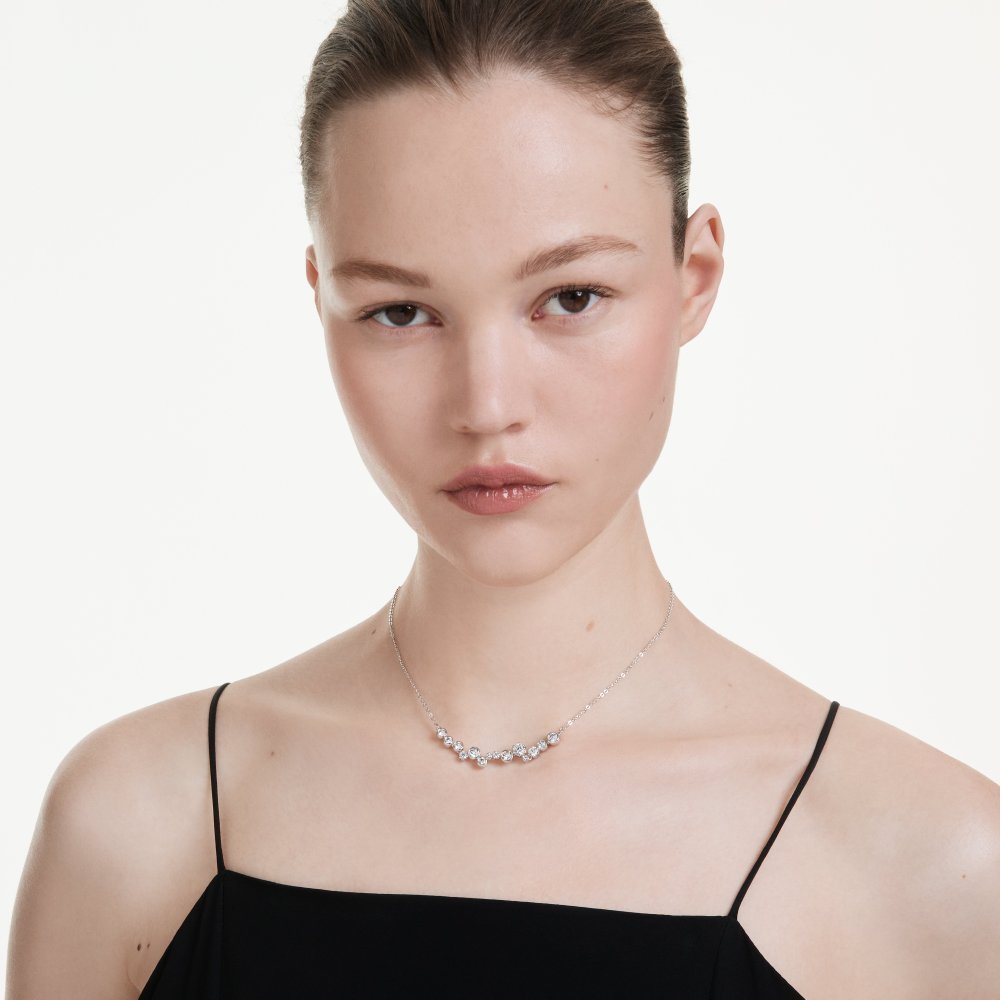 Swarovski - Collana Constella - Cristalli Bianchi - Placcatura Rodio