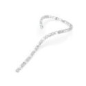 Swarovski - Collana Millenia - Cristalli Bianchi - Placcatura Rodio