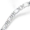 Swarovski - Collana Millenia - Cristalli Bianchi - Placcatura Rodio
