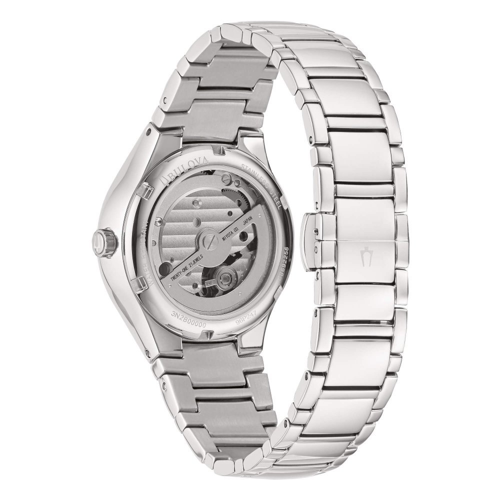 Bulova - Lady Automatic Open Heart - Donna - Acciaio