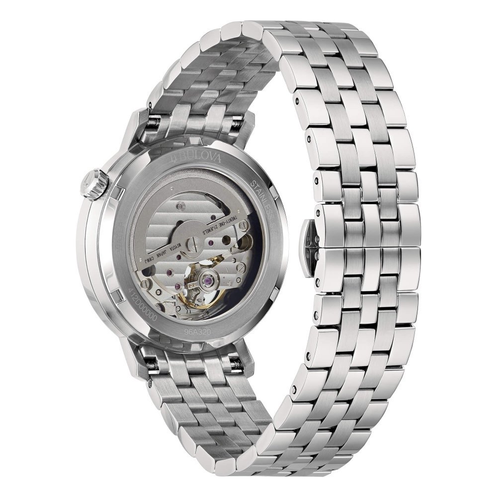 Bulova - Aerojet Automatic 38Mm - Acciaio - Quadrante Blu
