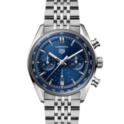 Tag Heuer - Carrera 39Mm Blu - Acciaio - Automatico