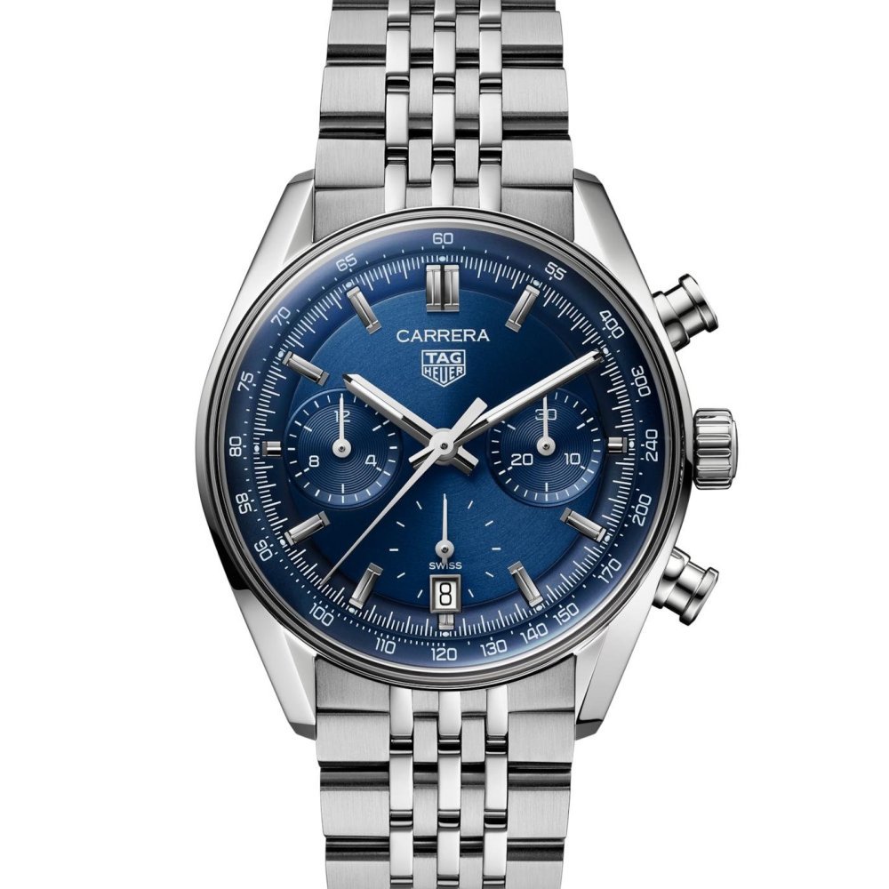 Tag Heuer - Carrera 39Mm Blu - Acciaio - Automatico