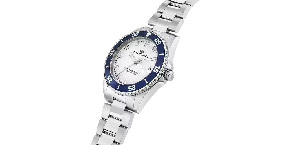 Philip Watch - Caribe Sport Uomo - Acciaio - Silver