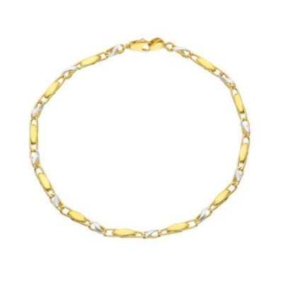 Songa Antonio - Bracciale A Catena - Oro Giallo - Oro Bianco